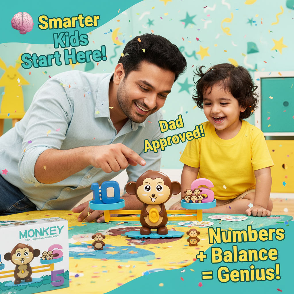 Dad & Child - Monkey Balance Ad